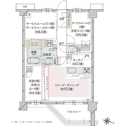 オーベル大宮プレイス 間取り C