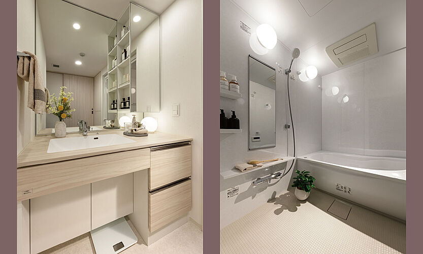 オーベルグランディオ川崎久地ヒルズ バスルーム・パウダールーム