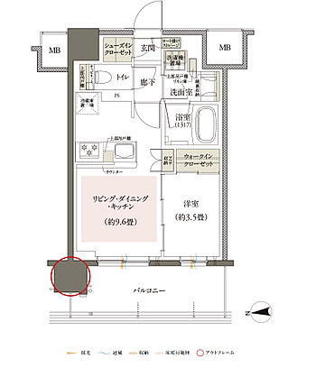オーベル六町レジデンス 間取り G
