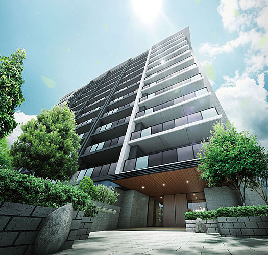 ブランシエラ国分中央 エントランスアプローチ予想CG