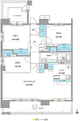 ブランシエラ南洲門前通り 間取り O