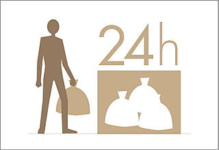 グローベル草加 ザ・プレミア 24時間いつでもゴミ出し可能