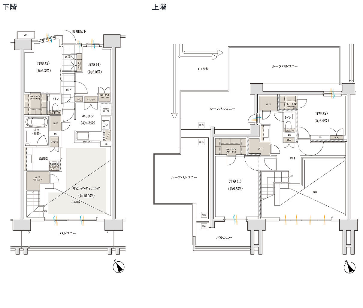 バウス加賀 間取り B5m