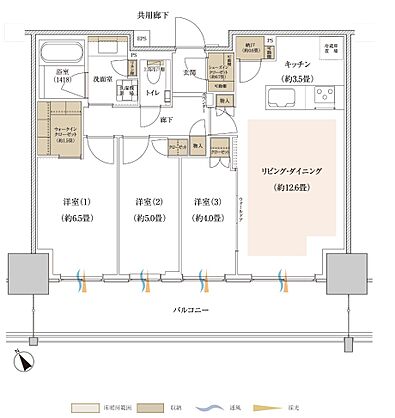バウス志木タワー 間取り C