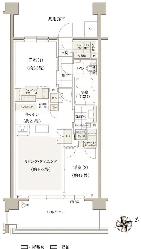 バウス久我山 間取り I