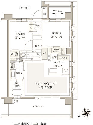 バウス久我山 間取り N