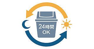 ポレスター吹上 24時間ゴミ出し可能