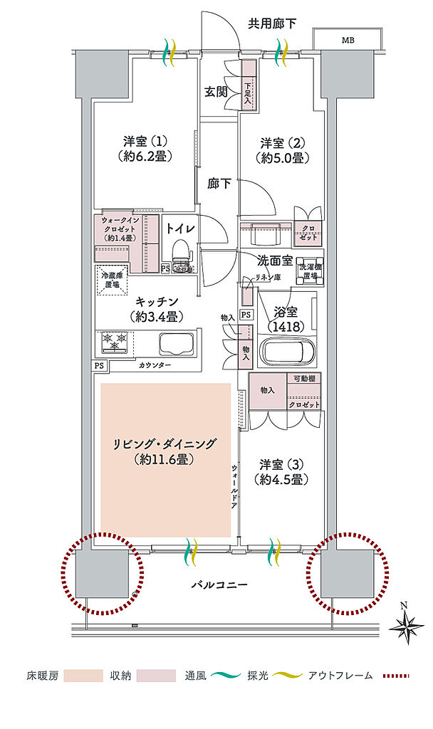 ウエリス八千代村上 間取り 【先着順】Eb2