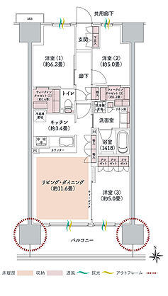 ウエリス八千代村上 間取り 【先着順】Fc3