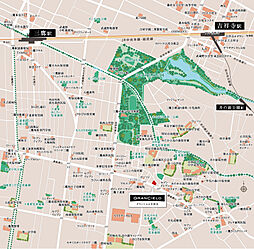 グランシエロ吉祥寺 現地案内図