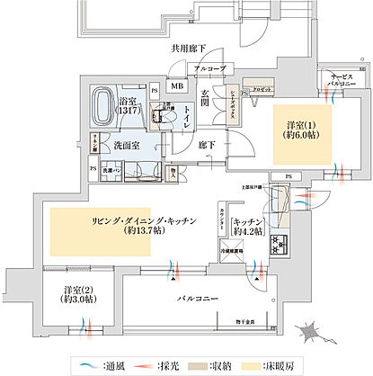 グランドパレス近江八幡 間取り G