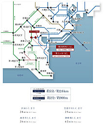 グレーシア横浜 アクセス図