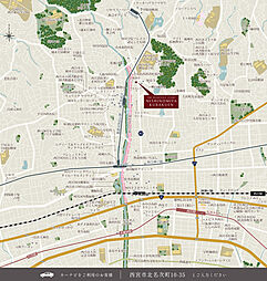 ザ・ハートフルストーリー西宮苦楽園 現地案内図