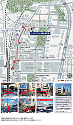 シエリアシティ横浜東戸塚 モデルルーム案内図