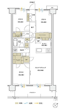シエリアシティ横浜東戸塚 間取り 【第2期8次】A2