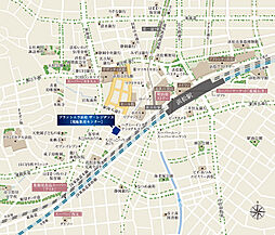 ブランシエラ浜松 ザ・レジデンス 現地案内図