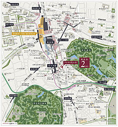 アトラス代々木 現地案内図