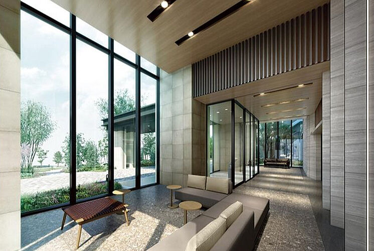 TOKYO LINK WITH TOWN PROJECT（東京リンクウィズタウンプロジェクト） エントラスラウンジ完成予想CG