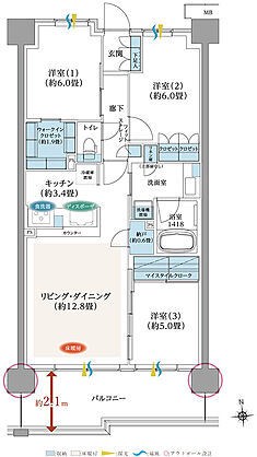 TOKYO LINK WITH TOWN PROJECT（東京リンクウィズタウンプロジェクト） 間取り E4