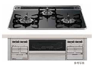 プラウディアコート越来 ハイパーガラスコートコンロ<br />
