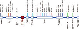 ブランシエラ横浜蒔田 アクセス図