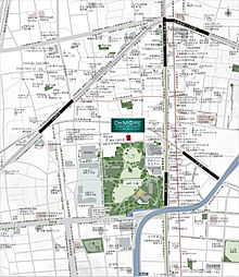 ディモア扇町公園 The FRONT 現地案内図