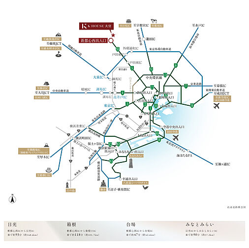 K HOUSE 大宮 アクセス図
