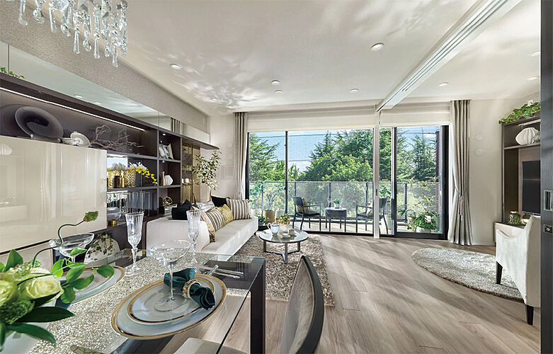 シティハウス小金井公園 リビング・ダイニング