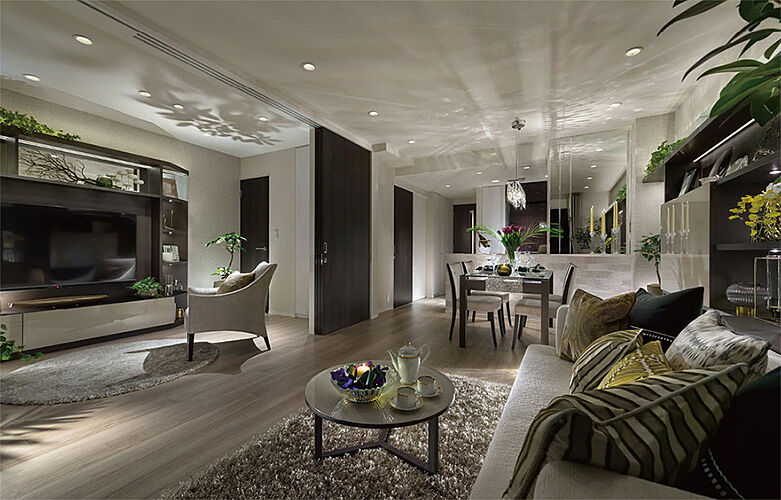 シティハウス小金井公園 リビング・ダイニング