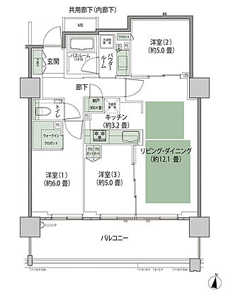 シティテラス上杉 間取り Db