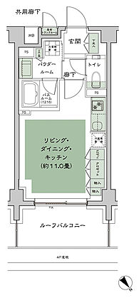シティテラス文京小石川 間取り B-Hr