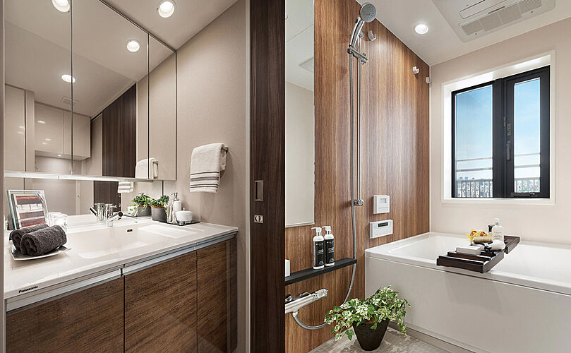 シティタワー天王寺 パウダールーム／バスルーム（55Bタイプ　メニュープラン）