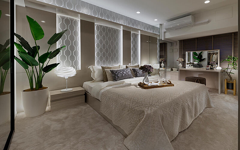 シティタワー青葉通一番町 ベッドルーム