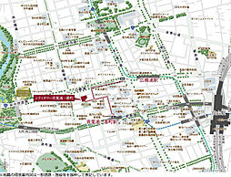 シティタワー青葉通一番町 現地案内図