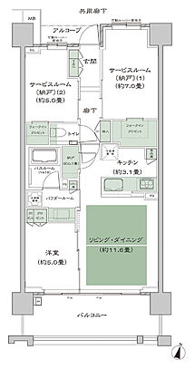 シティタワー青葉通一番町 間取り Ea