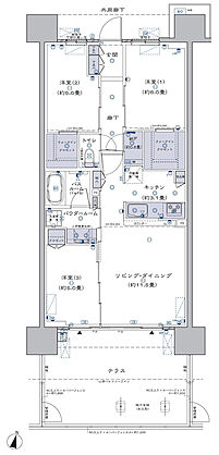 シティテラス宮崎 間取り C'3t