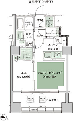 シティハウス横浜 間取り G