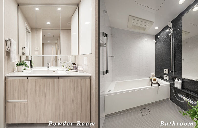 シティタワー綾瀬 パウダールーム・バスルーム