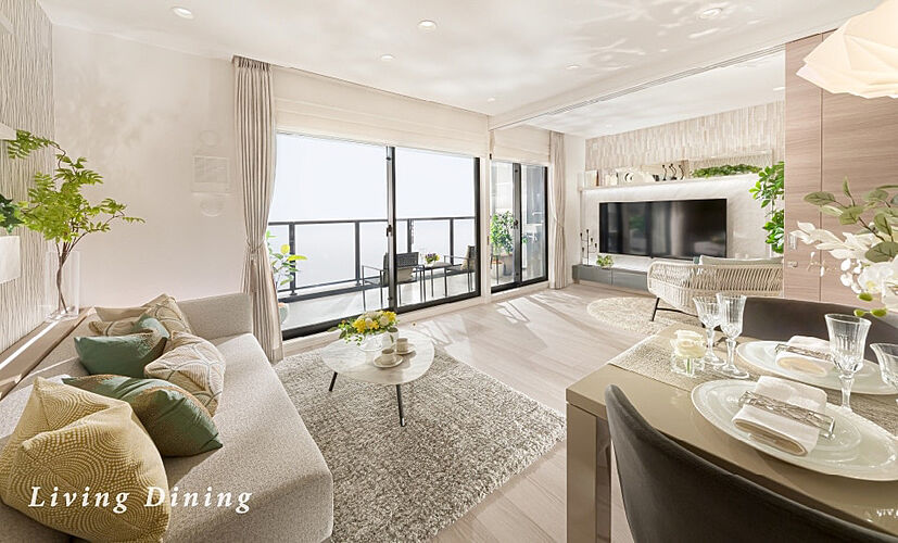 シティハウス新森 リビング・ダイニング