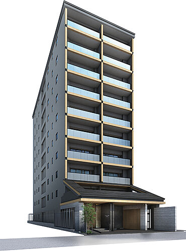 ザ・四条烏丸レジデンス 外観完成予想図