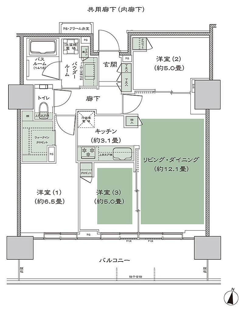 シティタワー札幌ザ・レジデンス 間取り D-3