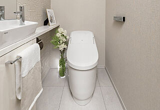 シティテラス桜上水 手洗いカウンター付トイレ