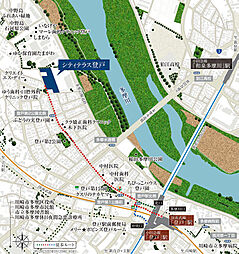 シティテラス登戸 現地案内図