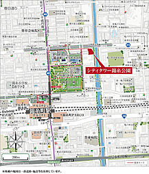 シティタワー錦糸公園 現地案内図