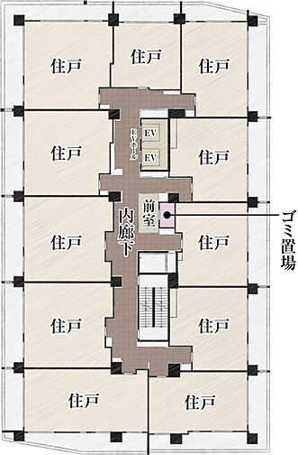 シティハウス調布小島町 共用部