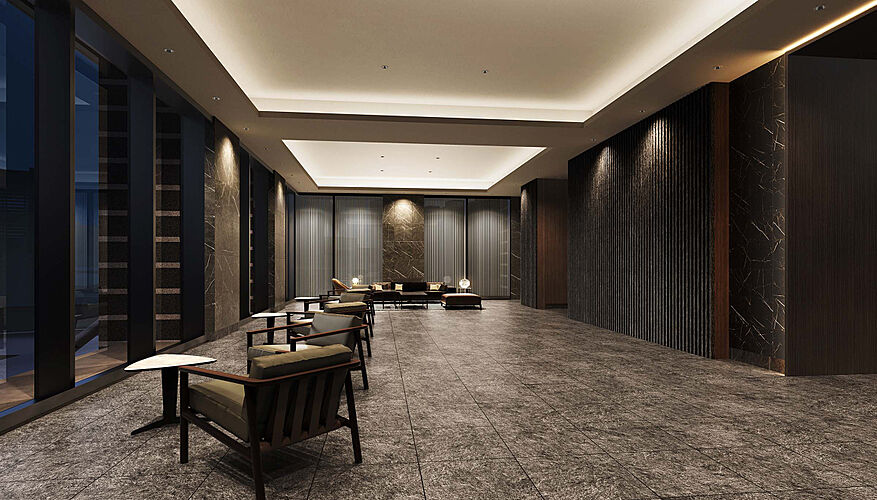 W CITY TOWERS WEST エントランスロビー（3階）完成予想図