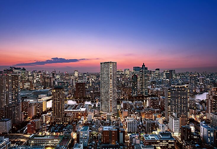 グランドシティタワー月島 外観