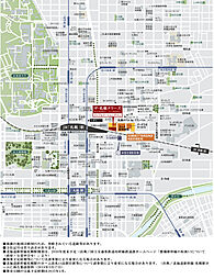 ザ・札幌タワーズ　イーストタワー 現地案内図