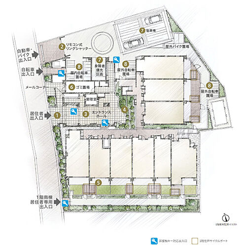 ザ・ライオンズ西川口 共用部