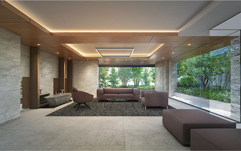 ザ・ライオンズ大岡山 エントランスホール完成予想図